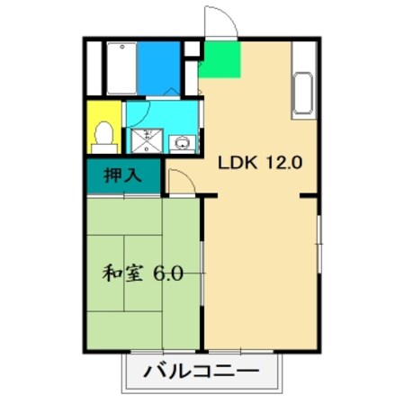 フォブール西秦の物件間取画像